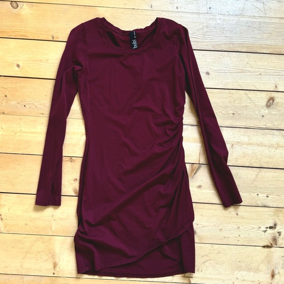 Bobi burgundy bodycon - Picture 6 of 7